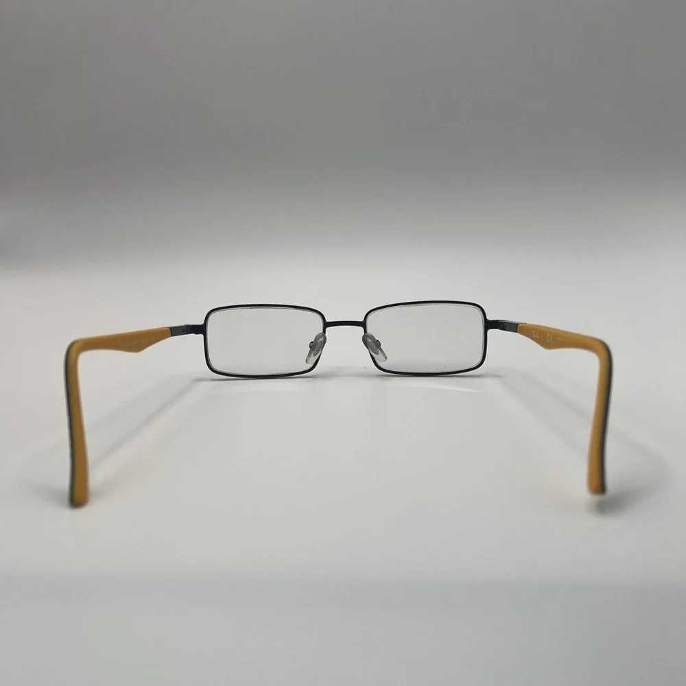 Ray-Ban Kids RB1033 4005 Black/Orange Rectangle Eyeglass Frames Only 47-16-125